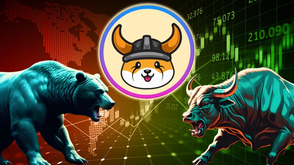 Bulls Vs Bears, the Ultimate Rumble; Floki Declined 34.88%