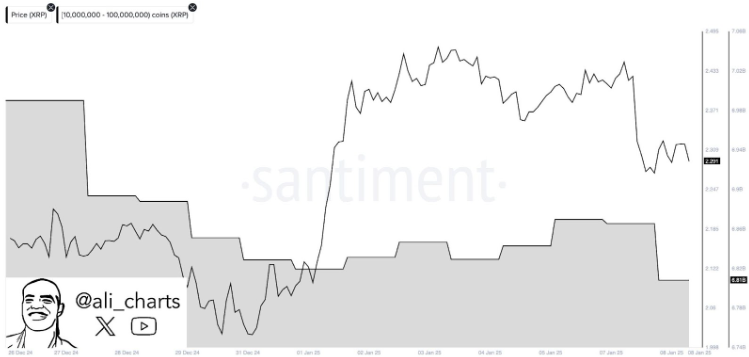 Whales Started Offloading As XRP USD Price Hovers In Selling Zone