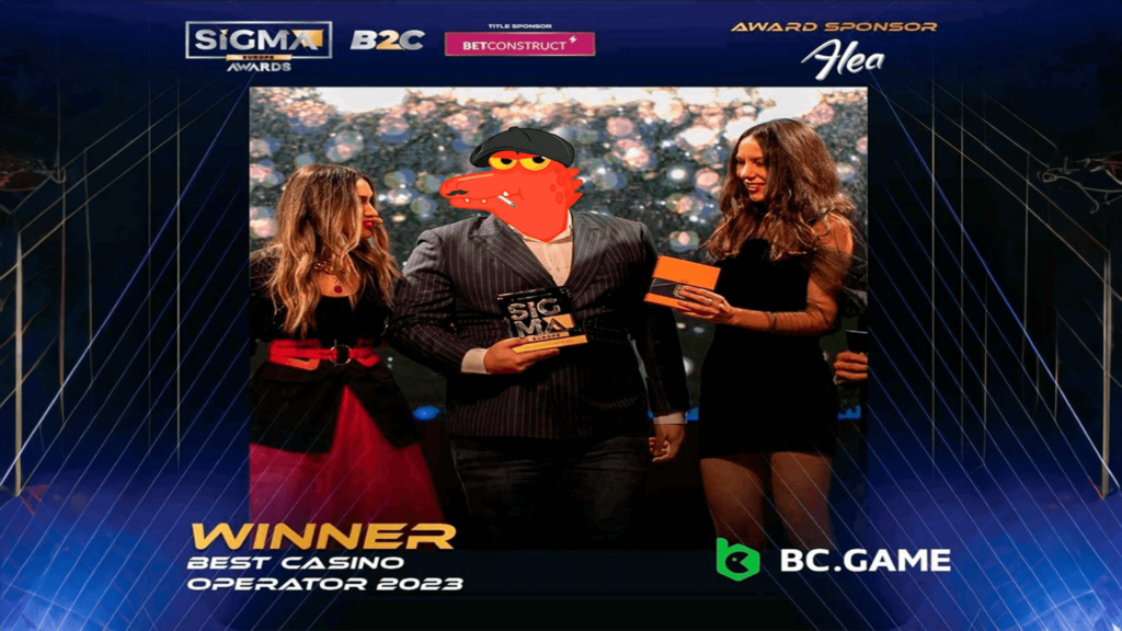 BC.GAME Reaffirms Leadership in Online Gaming with SiGMA’s “Best Casino Operator 2023” Award