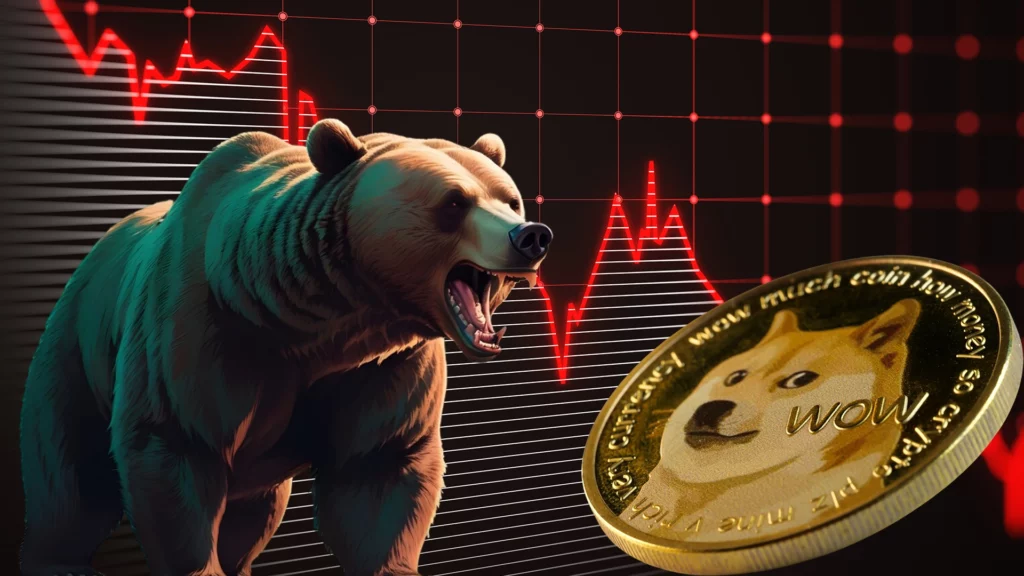 Bears Rolling Dogecoin Crypto; DOGE Price Facing 24.55% Decline