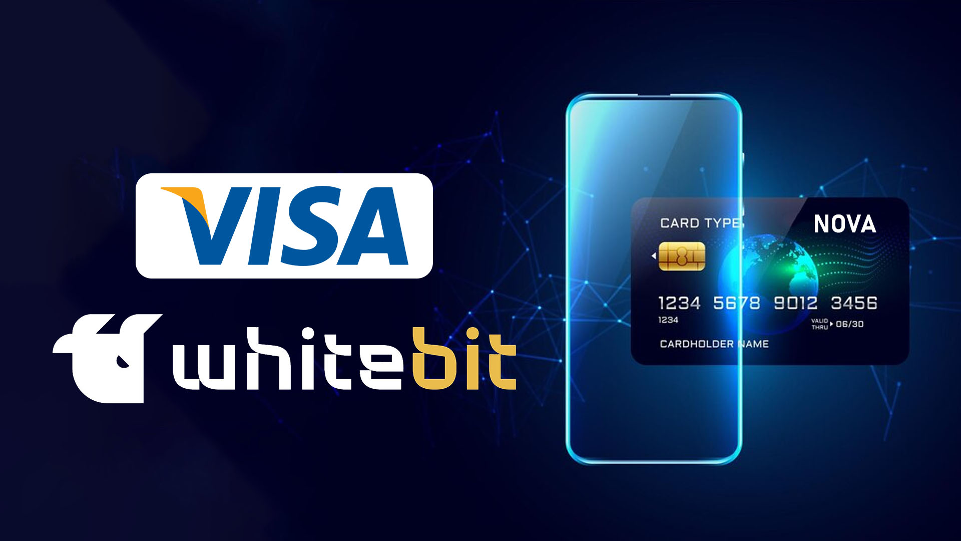 WhiteBIT and Visa Introduced Nova Debit Card With Crypto Cashback