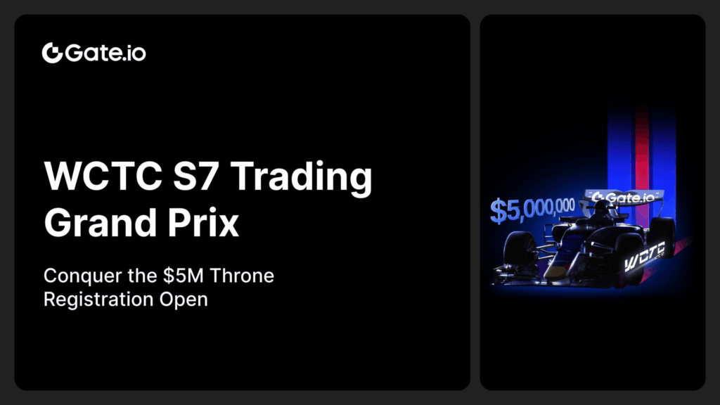 Gate.io WCTC S7 Trading Grand Prix: A $5 Million Prize Pool Powers The Launch