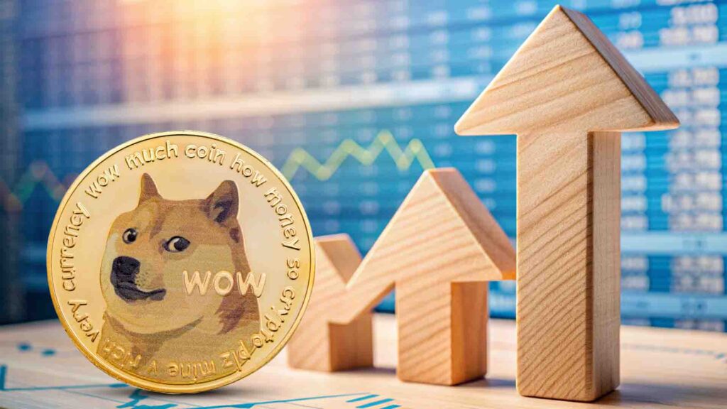 Le prix du Dogecoin forme un triangle ascendant : Une rupture à 0,20 $ se profile ?