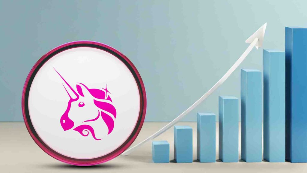 UNI springt um 16% und Wale kaufen ein: Stehen $10 am Horizont?