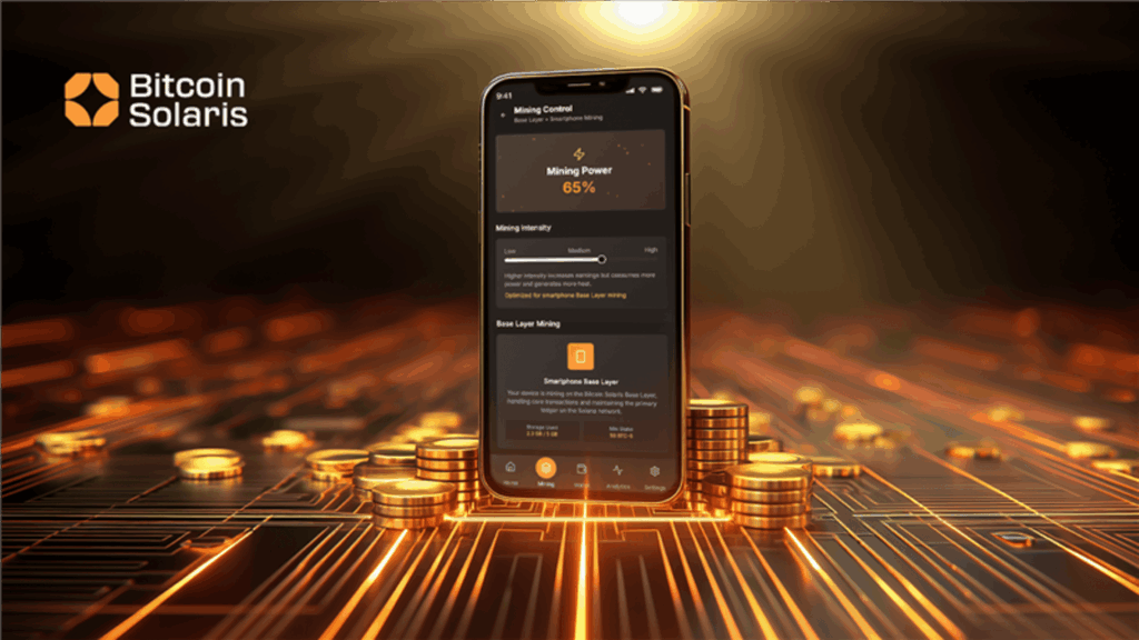 Mine While You Sleep: Bitcoin Solaris’s App Turns Phones Into Income Generators