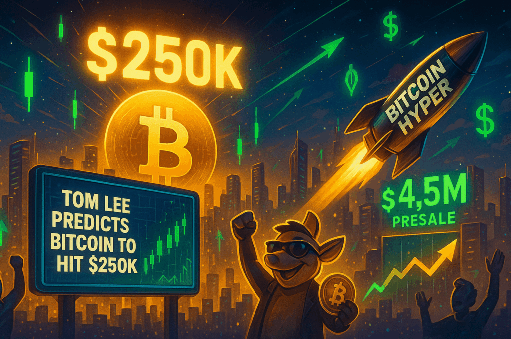 Funstrat’s Tom Lee Predicts $BTC to Hit $250K; Bitcoin Hyper Breaks $4.5M on Presale 