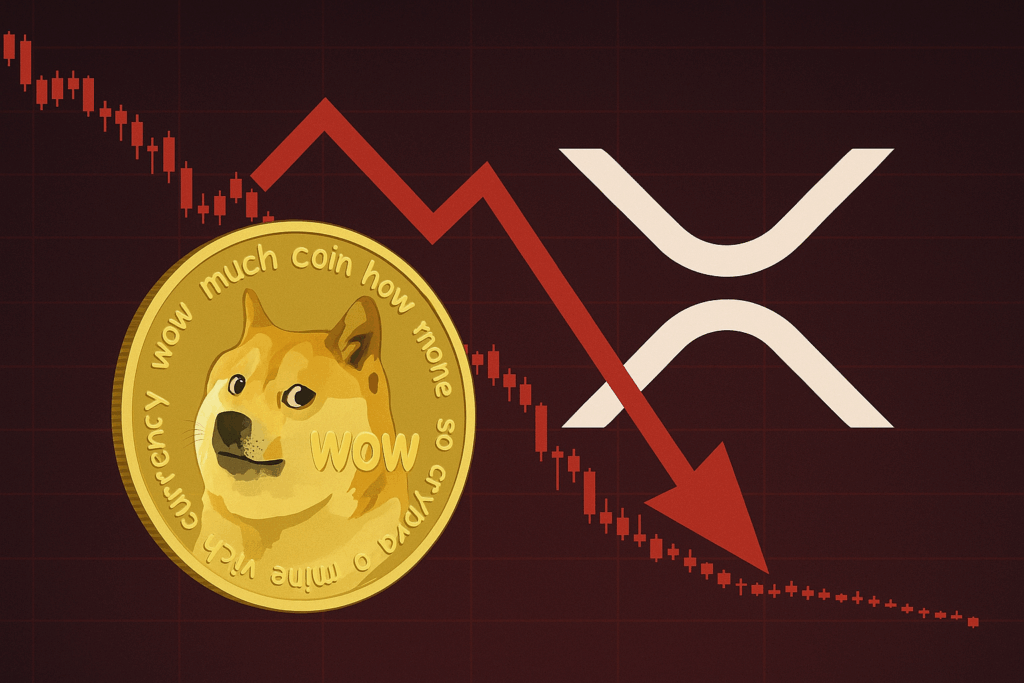Dogecoin et XRP chutent encore : un signal d’alarme pour le marché ?
