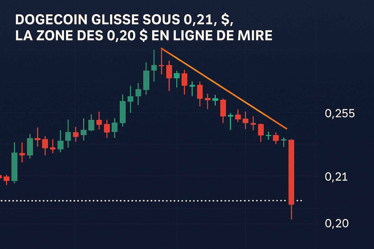 Dogecoin chute
