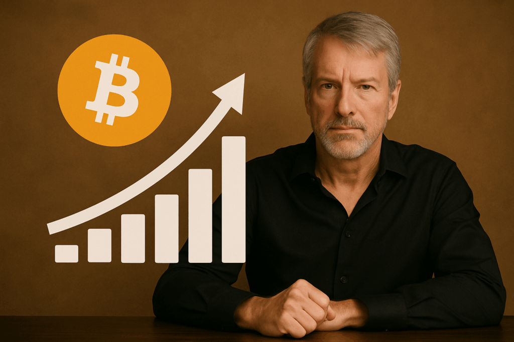 Bitcoin : Michael Saylor table sur 30 % de croissance annuelle pendant 20 ans