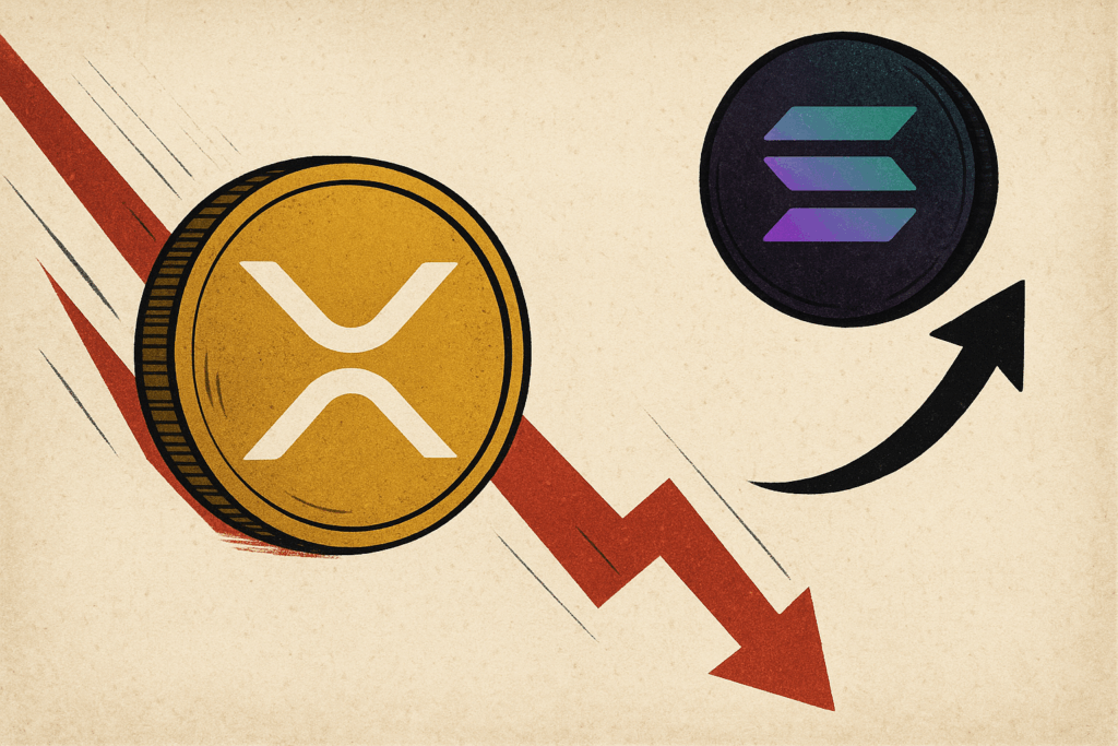 La crypto XRP chute : Snorter, l’outsider Solana attire les regards