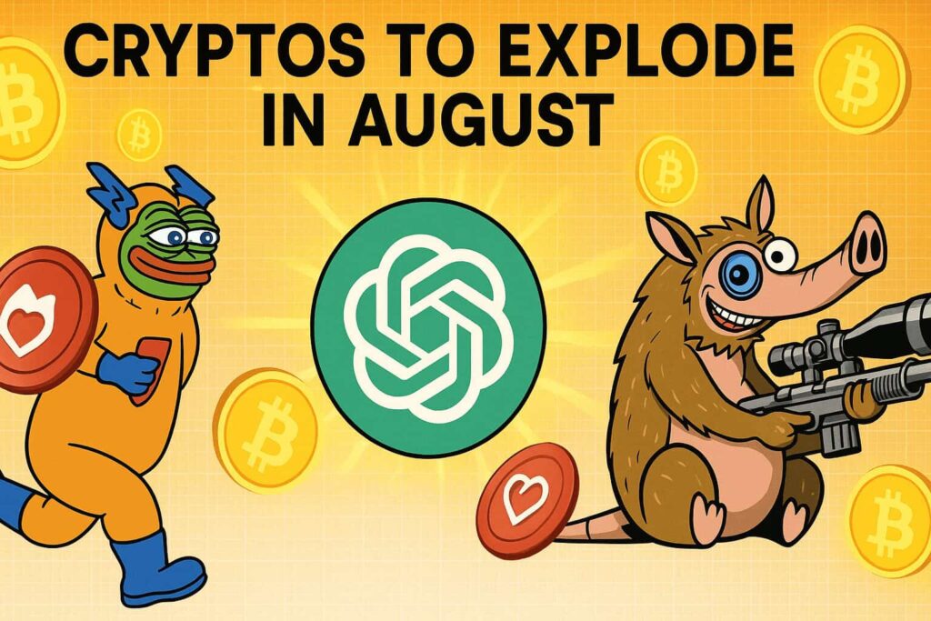 Las 5 criptomonedas con mayor potencial en agosto, según ChatGPT