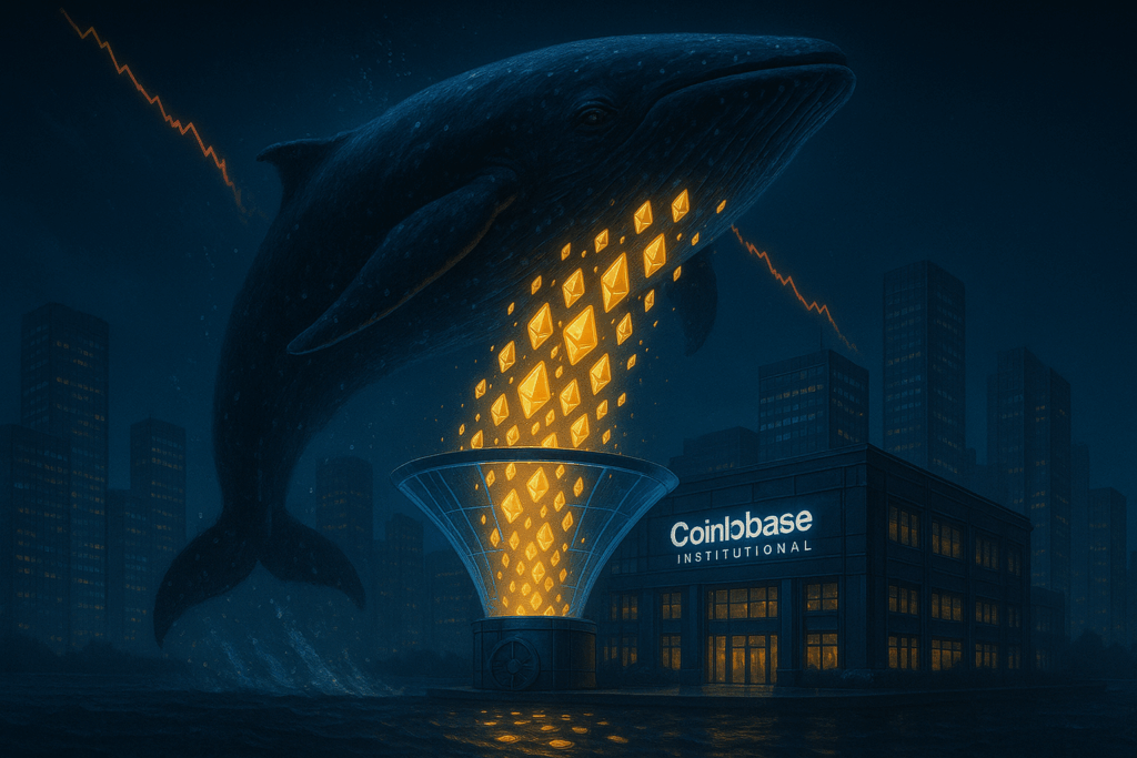 Une baleine lâche 31 699 ETH sur Coinbase Institutional