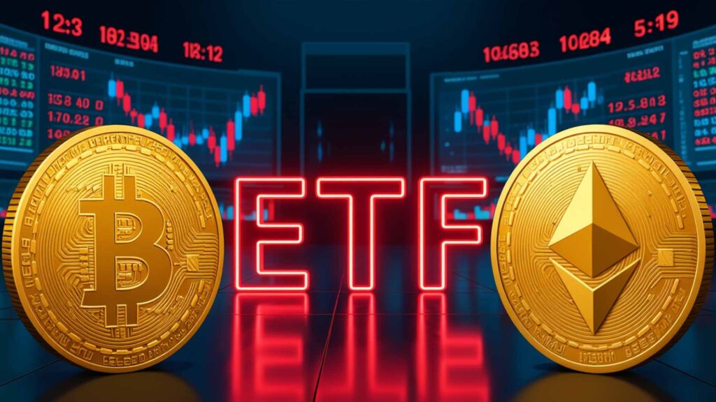 Bitcoin, Ethereum ETFs See $245M Outflows as Traders Take Risk Off