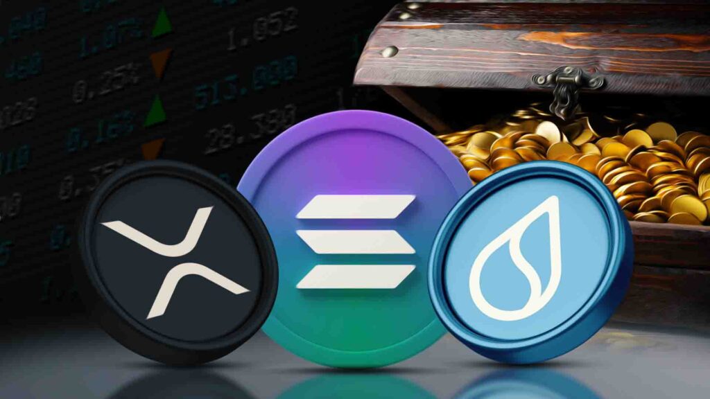 Solana Dusts XRP and SUI In Crypto Inflows as Treasury Bet Skyrockets