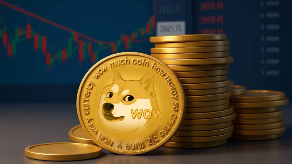 Le prix du Dogecoin montre une configuration de rupture avec des objectifs de 0,60 $ à 0,70 $.