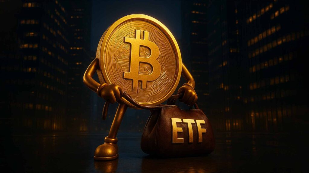 Биткойн ETFs наблюдают отток средств после 4 недель роста, поскольку BTC остается на уровне $111,000