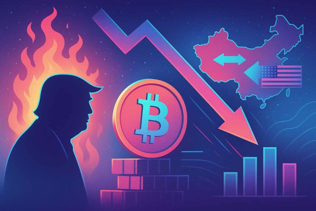 Krach crypto : 400 milliards $ partis en fumée après les droits de douane de Trump contre la Chine