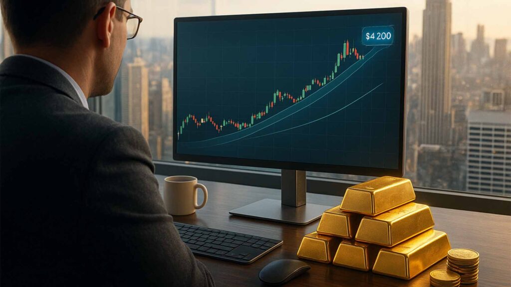 Gold Holds Trendline As Analysts Predict $4,200 Recovery Soon