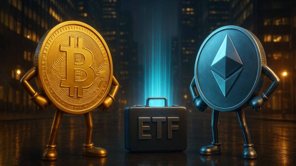 Bitcoin And Ethereum ETFs Extend Inflow Streak To Eight Days
