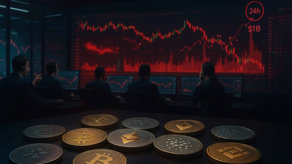 Crypto News: $1B Liquidated from Crypto Markets in 24 Hours