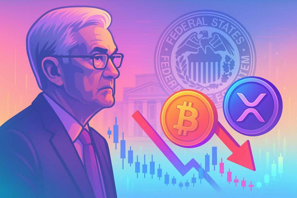 Jérôme Powell et la Fed : un discours qui menace Bitcoin et les altcoins ?