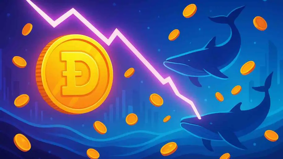 Dogecoin pierde soporte clave y crece la presión
