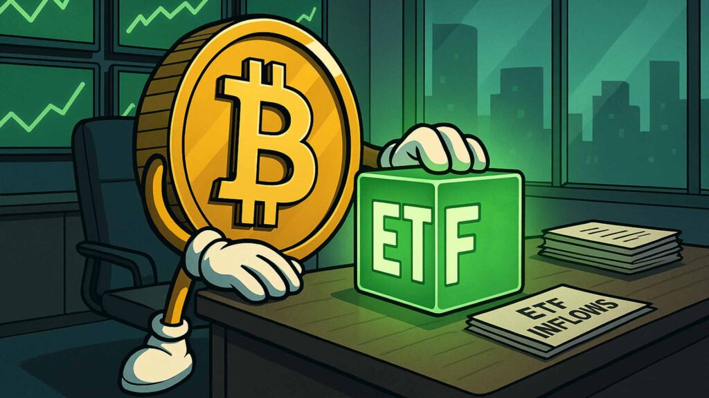 Bitcoin ETFs Gain as Inflows Return After Five Days of Outflows