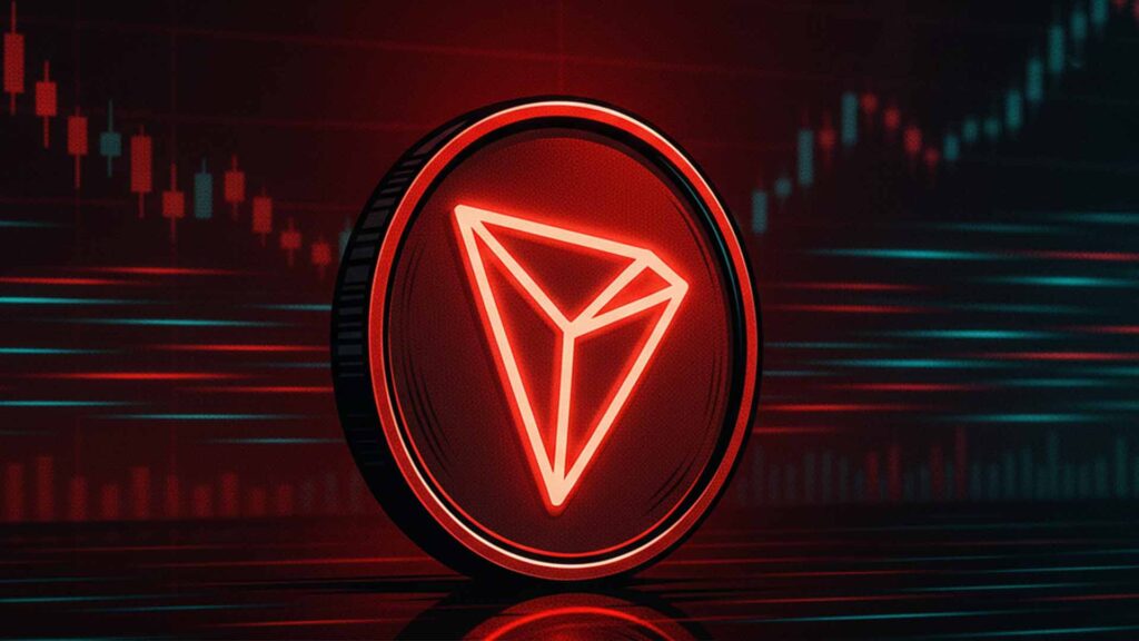 Tron-Preis blinkt trotz steigender Transaktionen ein Todeskreuz