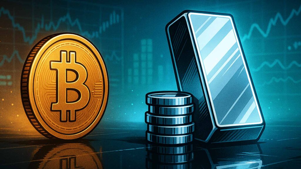 ‘Sell Bitcoin, Buy Silver’ Says Peter Schiff As Grey Metal Dominates With 17% Upside