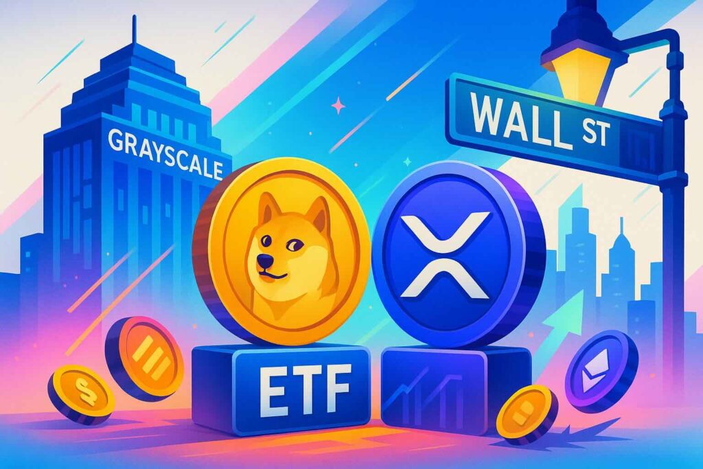 ETF DOGE & XRP : lancement Grayscale ce lundi à Wall Street