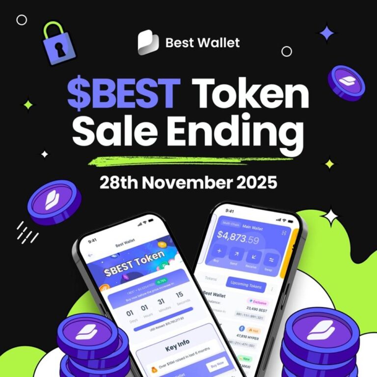 วอลเล็ตใหม่เปิดตัวระบบสแกนเส้นเลือด แต่ Best Wallet ยังคงเหนือกว่าในด้านความปลอดภัยและการใช้งานจริง – เหลือเวลาอีก 8 วันก่อนปิด ICO