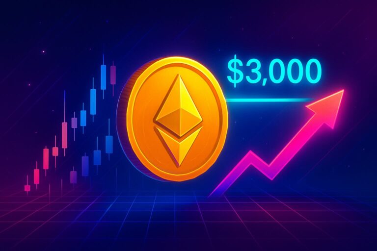 ETH : résistance clé sous 3 000 $, pression d’achat toujours présente