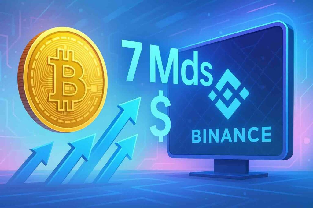 Bitcoin : afflux de 7 Mds $ des mineurs BTC vers Binance
