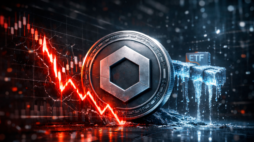Chainlink Price Forms Scary Pattern on Weekly as LINK ETF Inflows Stall