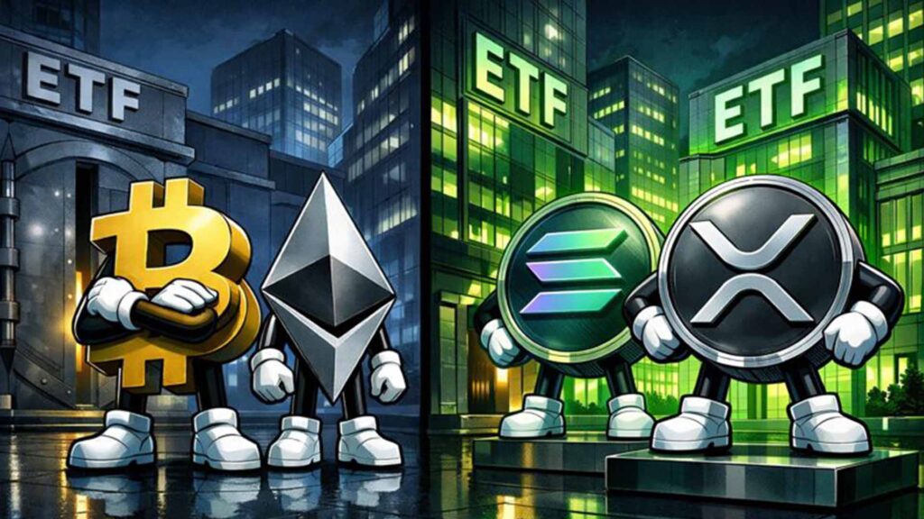 Bitcoin and Ethereum ETFs Bleed $258M while Solana and XRP Stay in the Green