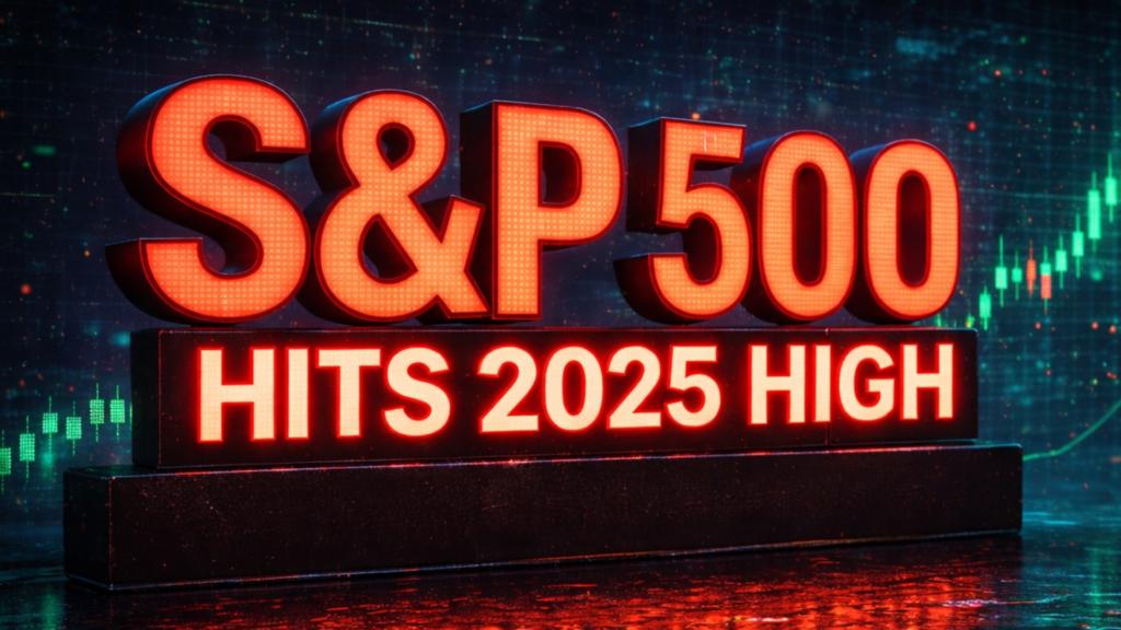 Holiday Rally Pushes S&P 500 to Record, Wrapping Wall Street’s 2025