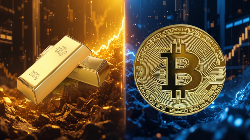 El precio del oro alcanza máximos históricos mientras el Bitcoin se queda atrás, alimentando las apuestas de rotación