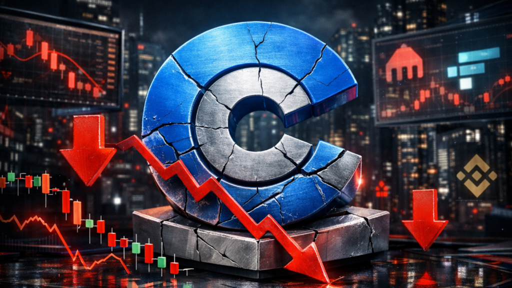 Las acciones de Coinbase forman un patrón alarmante a medida que aumentan los riesgos de competencia