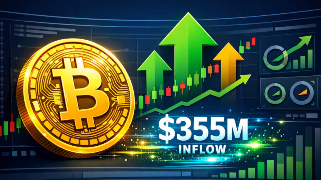 Bitcoin ETFs Record $355M Inflow, Snapping Seven-Day Outflow Streak