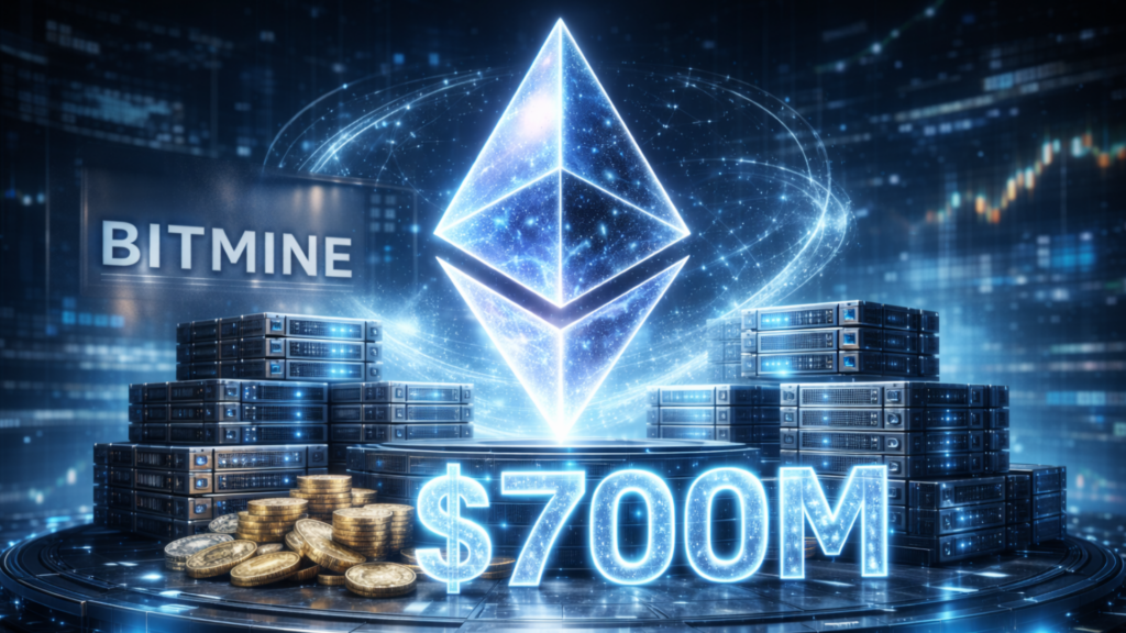 Bitmine apuesta más de 700 millones de dólares en Ethereum
