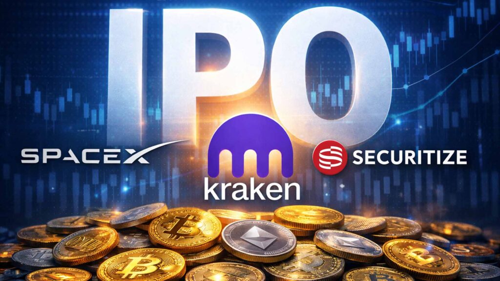 Cripto OPVs a seguir en 2026: SpaceX, Kraken, Securitize y más