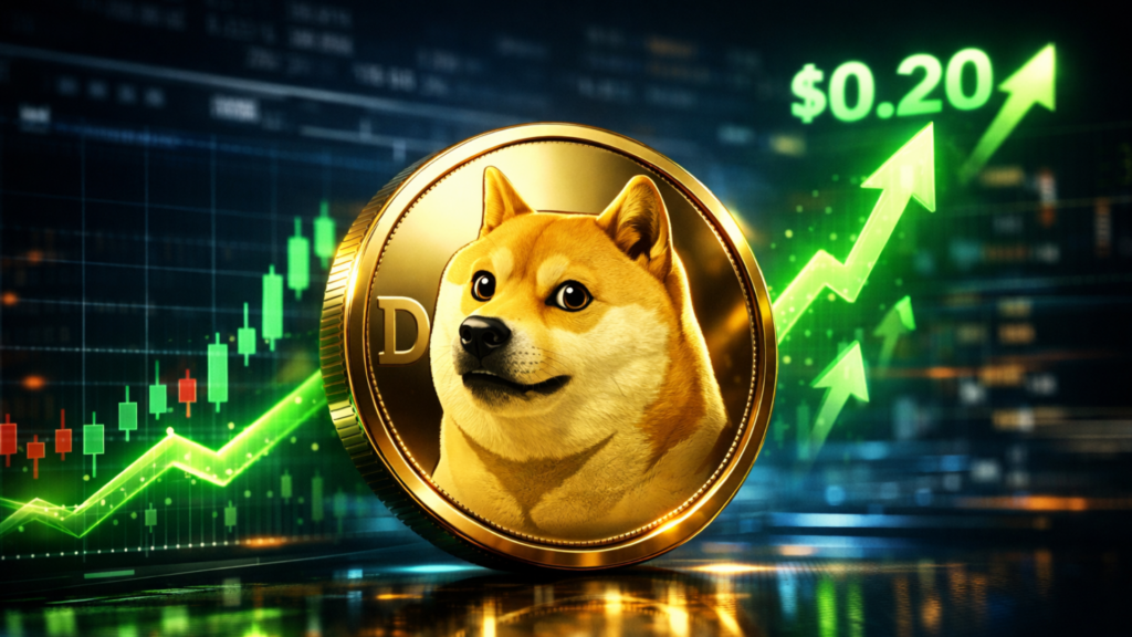 Predicción del precio de Dogecoin: ¿Se está gestando por fin la ruptura de DOGE hacia los 0,20 $?