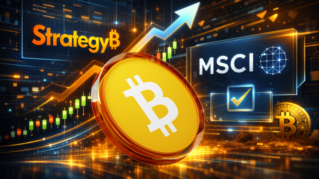 MSTR Stock Surges 6.6% as MSCI Endorses Bitcoin Treasury Firms