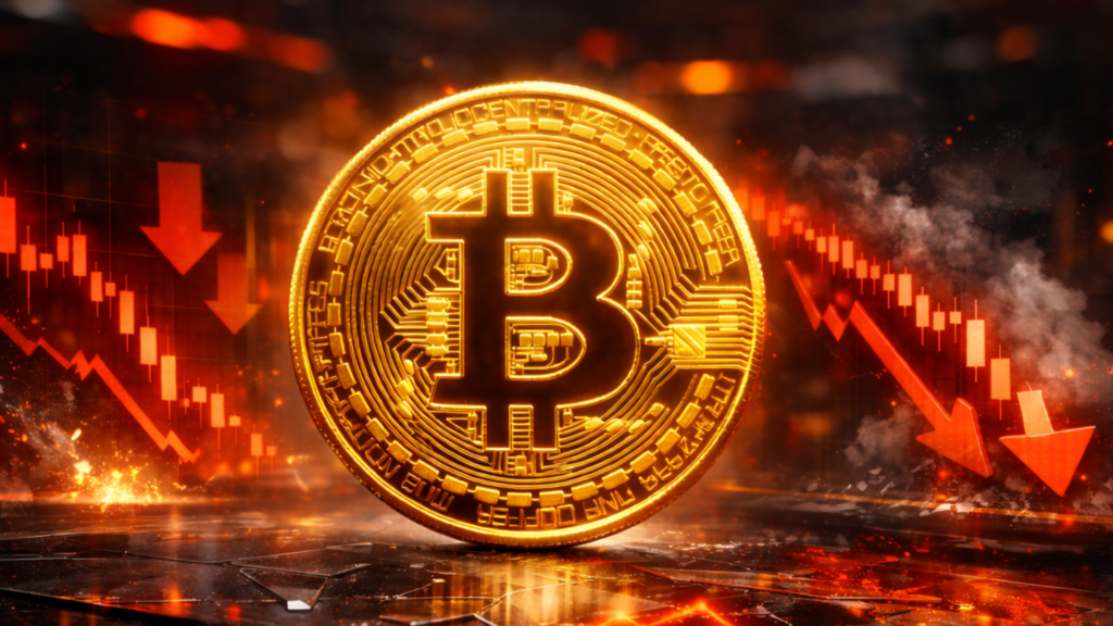 Bitcoin rutscht nach einem Absturz auf $82.000 aus den Top 10 Assets