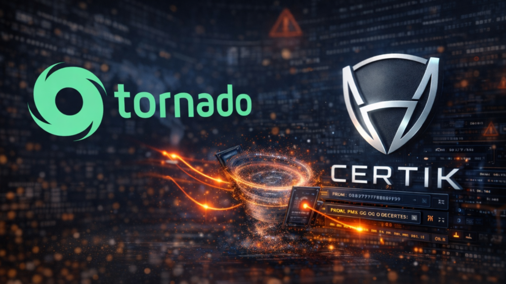 CertiK verbindet $63M Tornado Bargeldeinlagen mit $282M Wallet Hack