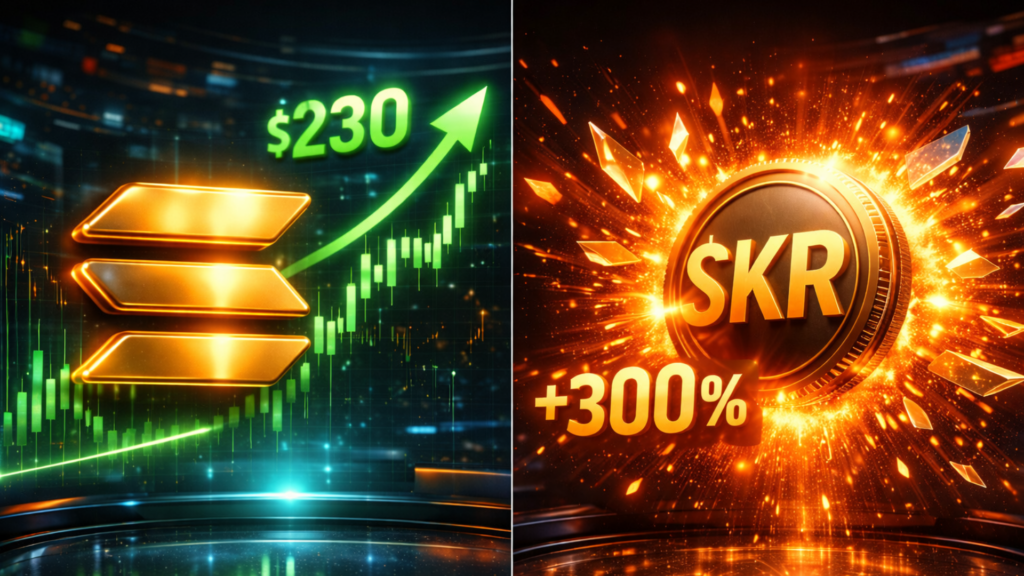 Solana Price Eyes $230 Breakout as $SKR Token Soars 300%: What’s Next?