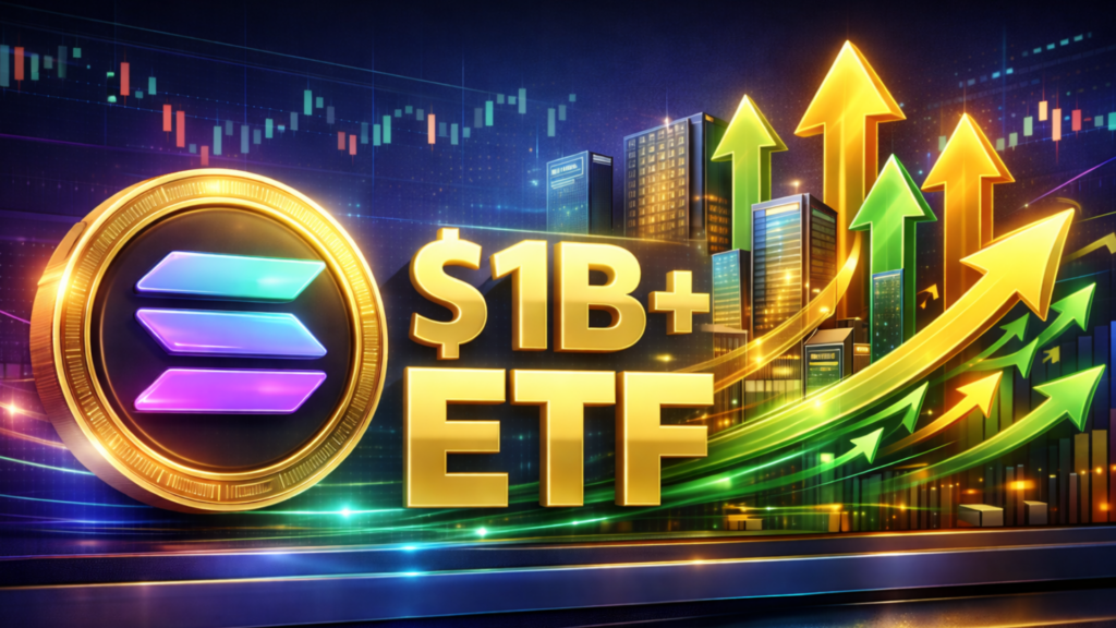 Solana ETF Assets Top $1B as Institutional Inflows Accelerate