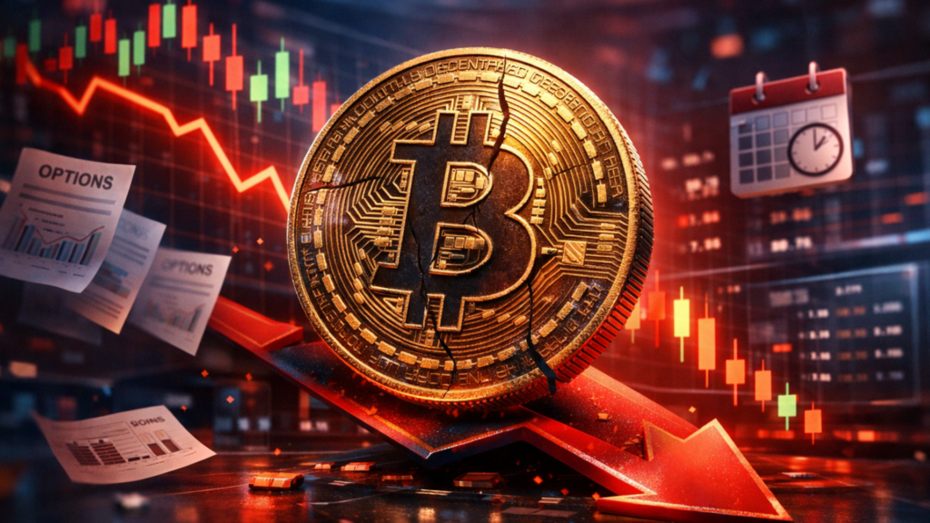 Bitcoin-Kurs rutscht nach Verfall von $7,6B Optionen auf Monatsabrechnung