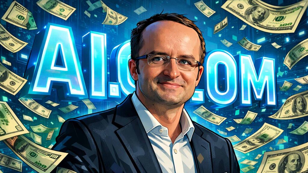 Crypto.com CEO Pays $70M for AI.com in Record Domain Deal