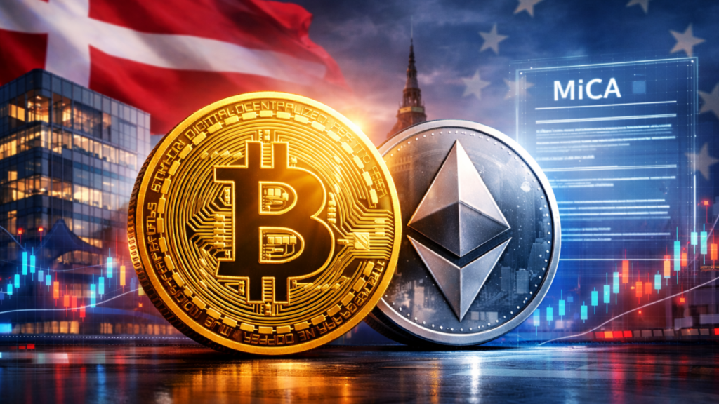 Denmark’s Largest Bank Launches Bitcoin and Ether ETP Trading Under MiCA Rules